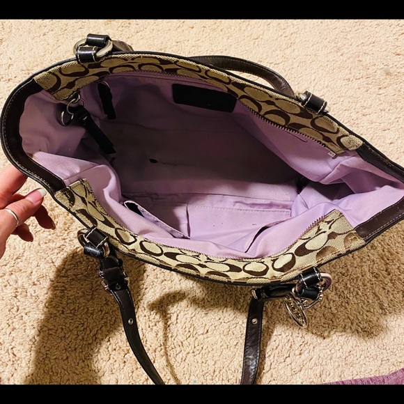 Coach Purse/Handbag Signature Collection - Picture 6 of 8